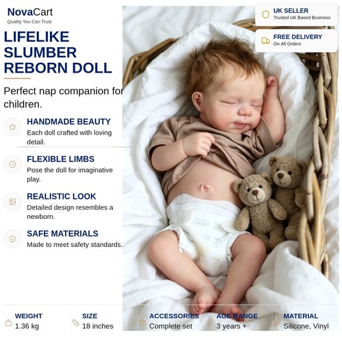 Silicone baby doll realistic - doll,