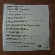 John Martyn Grace & Danger Cd