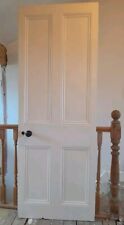 Reclaimed Antique Victorian Pine Internal 4 panel Door 1968mm × 717mm