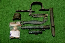  12 LOTS OF BROWN PIECES -