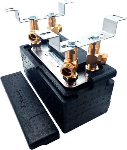 Inox plate brazed heat - brazed,