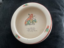 Mabel Lucie Attwell Pixie “Boo Boo” Design Kensington Ware 1930’s Childs Bowl
