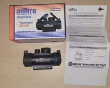Milbro HD30N Red / Green Dot Illuminated Sight Wirh Mounts. Excellent Condition