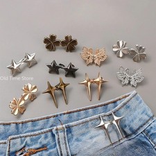 1-Pair Adjustable Jeans Button