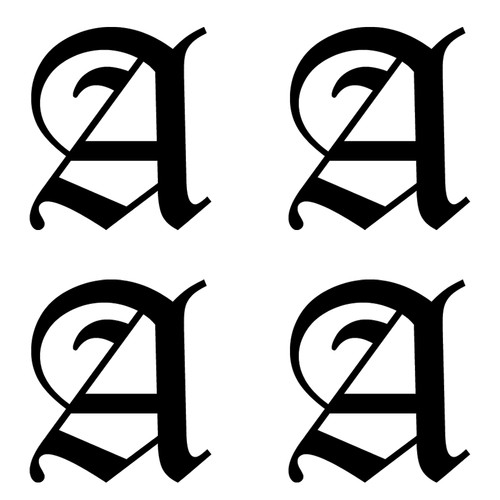 Old english permanent - old,