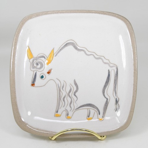 Glidden pottery bison bull - glidden, #35