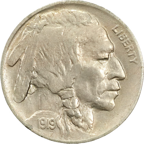1919 buffalo nickel - buffalo,