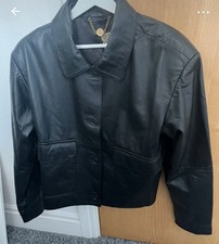 Biba leather jacket - leather, 14