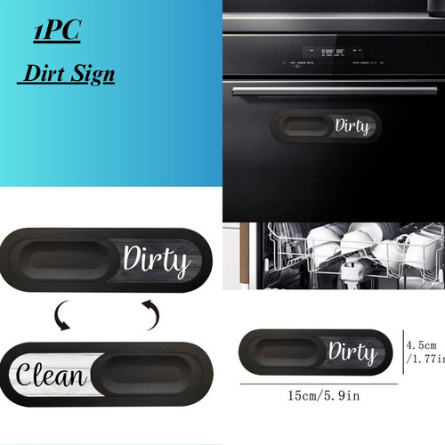 Clean dirty dishwasher - clean, magnet