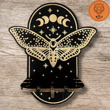 Moth Moon Beautiful Crystal