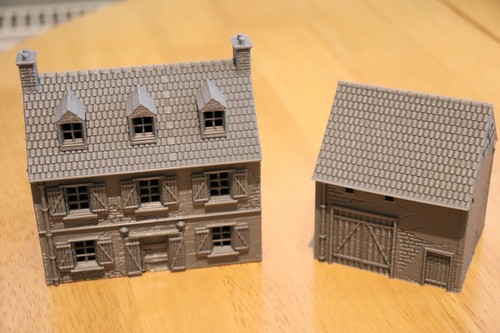 Farmhouse and small - barn, 15mm