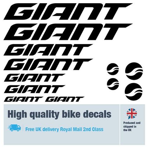 Giant new bike labels - , decals