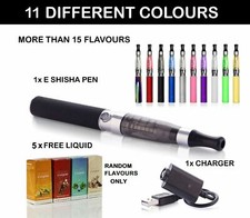 ELECTRONIC E Sheesha Pen e Shisha Pen Refillable Rechargeable with 5 X Juice