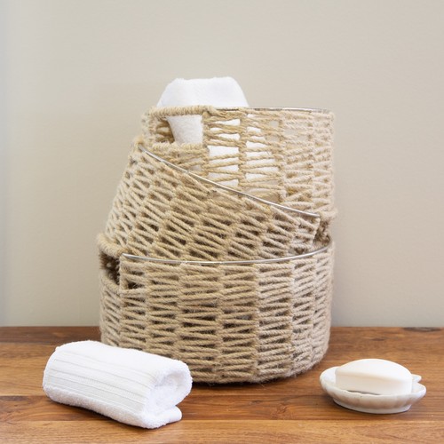 Set jute weaving basket - set,