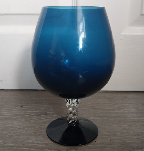Blue brandy glass - blue,