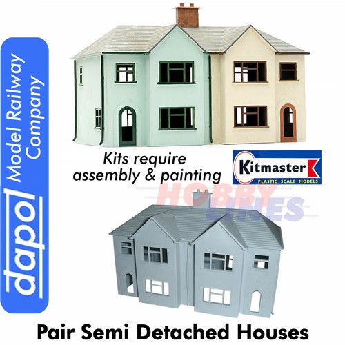 Semi detached houses model - detached,