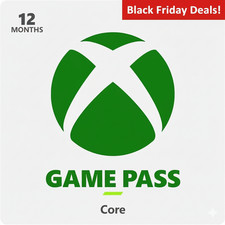 12 Month Xbox Game Pass Core (Live / Essential) GLOBAL Key *Same Day Delivery
