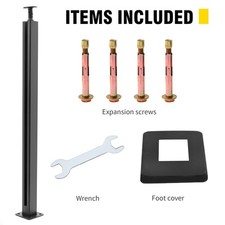 35.8" Black Stainless Steel