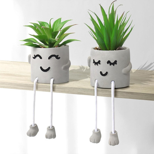 2pcs artificial plants - 2pcs,