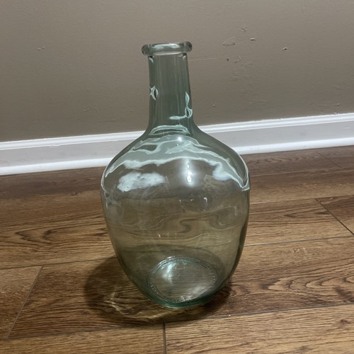 Large aqua glass carboy - aqua,