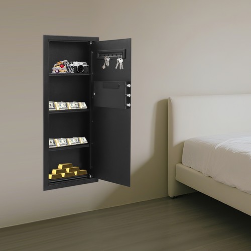 Fireproof hidden lock - hidden, wall