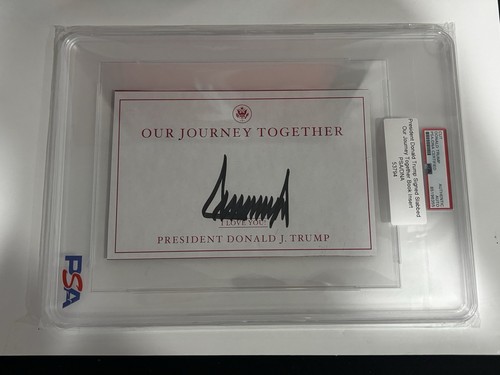 Donald trump autograph signed - trump,