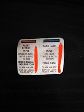 UNUSED McDonald’s M720 - Park Lane - £100k Cash - Monopoly Power Peel