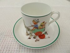 Shelley Bone China Child’s Cup & Saucer Mabel Lucie Attwell  (Gee Up, Good Ned!)