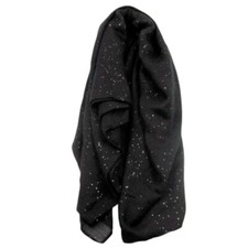 Ladies Silver Glitter Plain