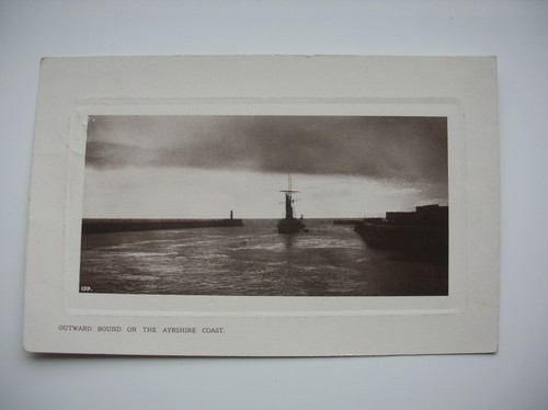 Ayr coast postcard troon - ayr,