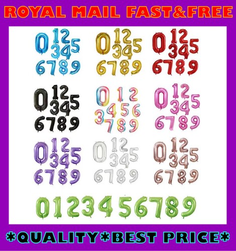 Giant foil number balloons - giant,