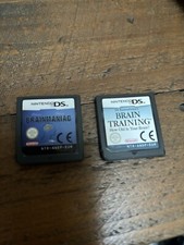 2 x Brain Training Nintendo DS Games  - How old is your brain and Brainmaniac