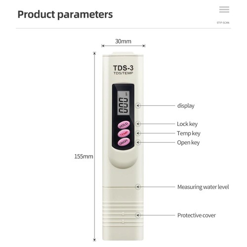 Digital tds meter water - water, tester