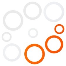 6x Glass Storage Jar Seals