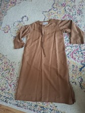 Boys brown Kids Arabic Thobe