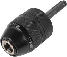 Keyless Drill Chuck Adapter, 2-13mm 1/2-20UNF Mount Heavy Duty Professional