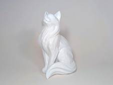 Low Poly Cat Sculpture Desk