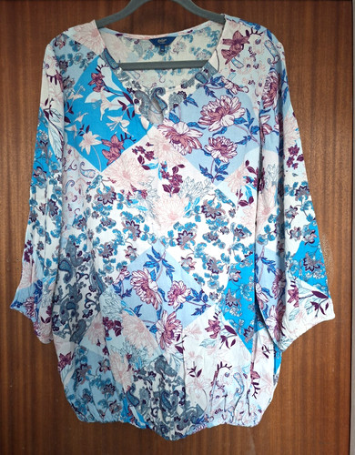 Cotton traders floral tunic - traders,