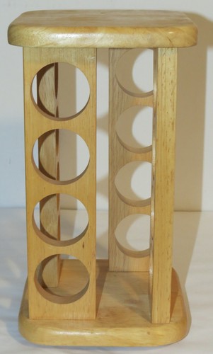 Vintage wooden revolving spice - vintage,