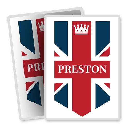 Vertical vinyl stickers - 2x,