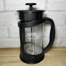 Lacafetier 8 Cup Coffee Cafetiere Black Plastic Glass Used Clean