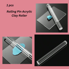 1Pc Solid Clay Rolling Pin