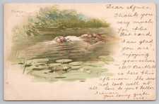 Raphael Tuck Shakespeare Postcard Hamlet Ophelia by Harold Copping No 853 c1911