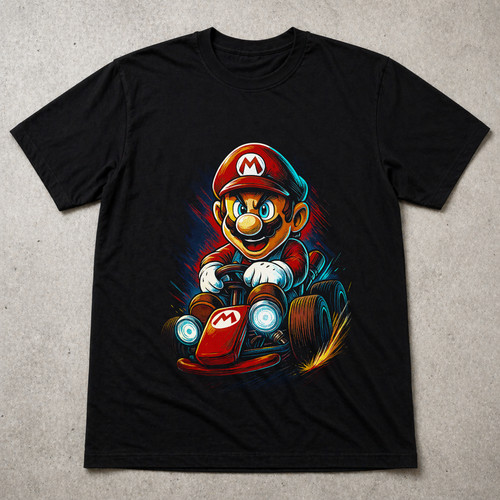 Mario kart racing shirt - kart, t