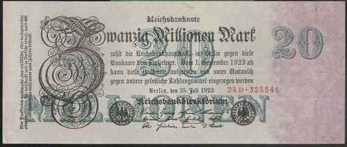 Germany banknote million - 20,
