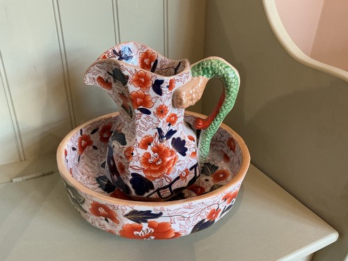 Vintage ironstone china jug - china,