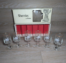 Floral Sherries Glasses by