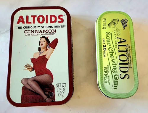 Vtg lot altoids tins sour - 2,