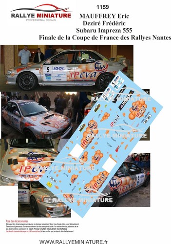 Decals ref 1159 - 1159, subaru
