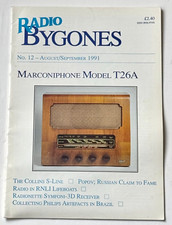 Radio Bygones No 12  Aug/Sept 1991 - RNLI Radio, Collins S-Line, T26A